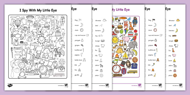 I spy printable pdf key skills game letters and sounds