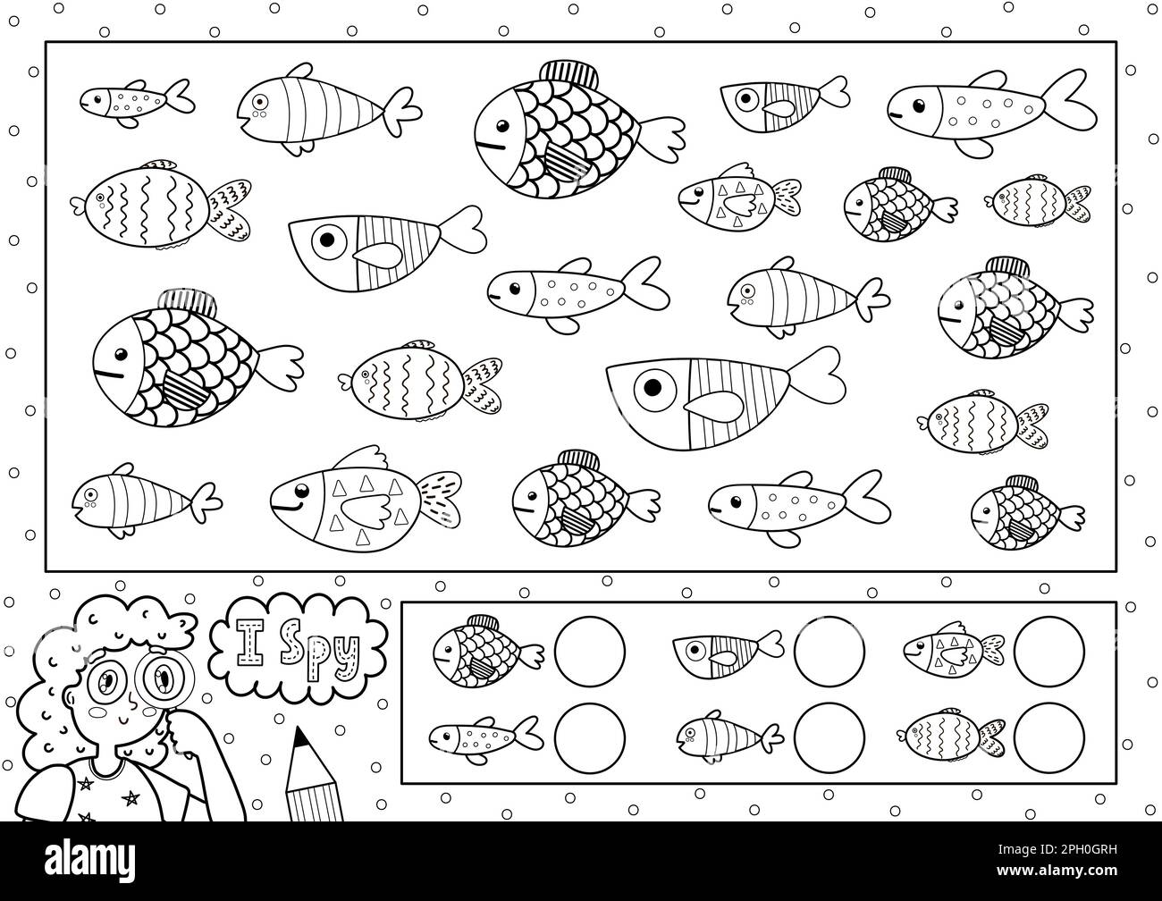 I spy stock vector images