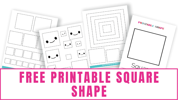 Free printable square shape