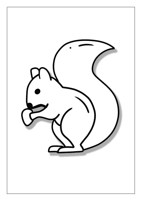 Squirrel coloring pages free printable coloring sheets for kids