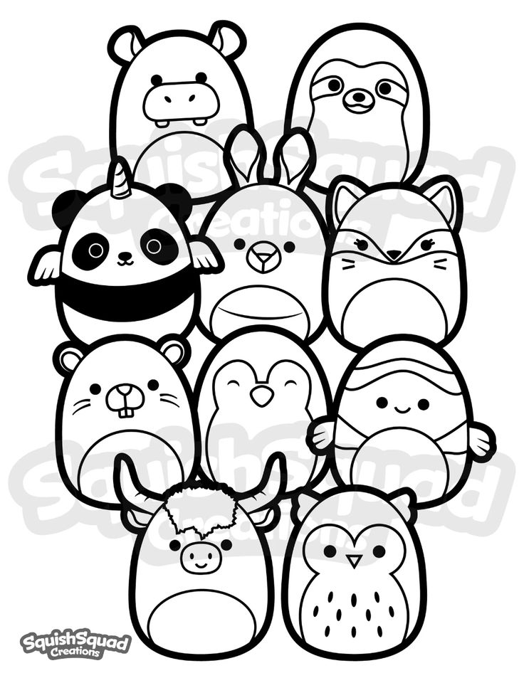 Squishmallow coloring page printable squishmallow coloring page squishmallow downloadable coloring sheet coloring page for kids