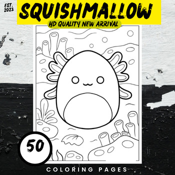 Sqmallow coloring pages