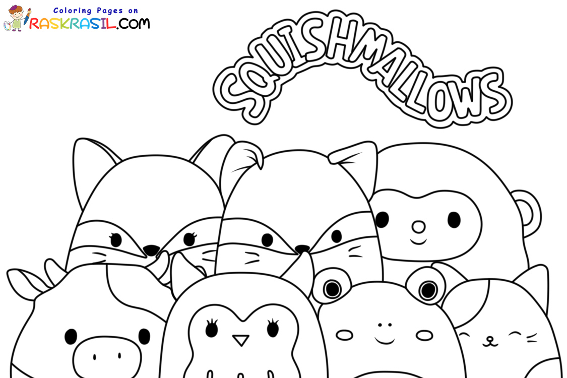 Squishmallows coloring pages