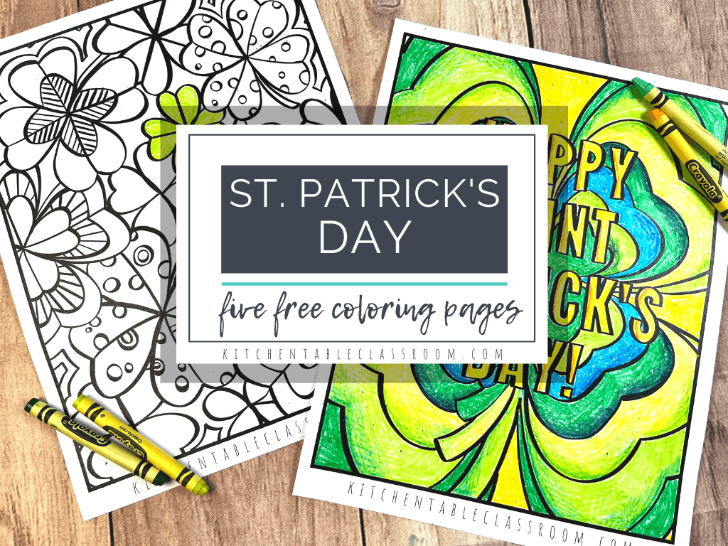 St patricks day coloring pages