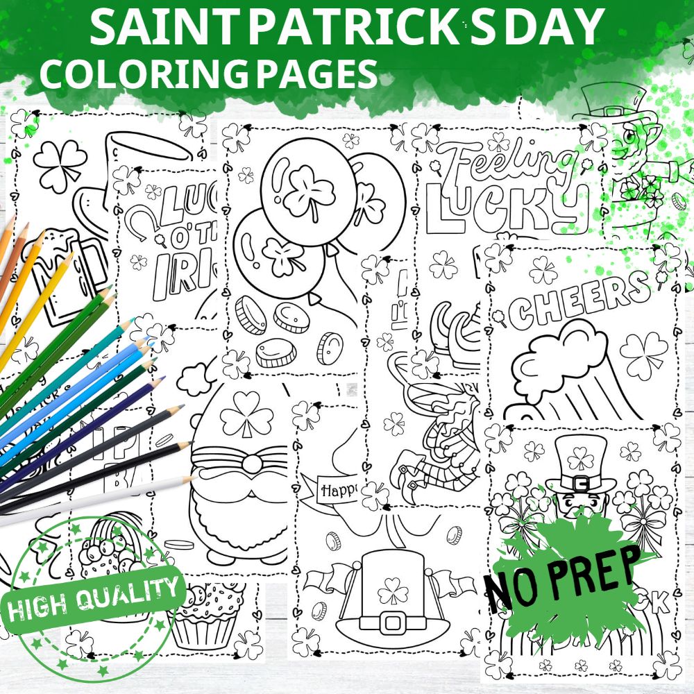 Saint patricks day coloring pages hq printable coloring pages made by teachers