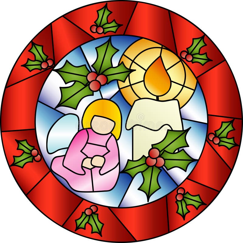 Stained glass christmas ornament stock illustrations â stained glass christmas ornament stock illustrations vectors clipart