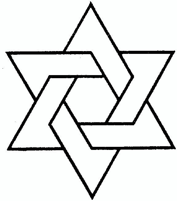 Jewish star star of david stained glass crafts star coloring pages