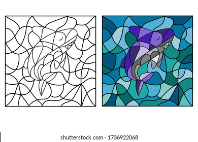 Stained glass coloring pages images stock photos d objects vectors