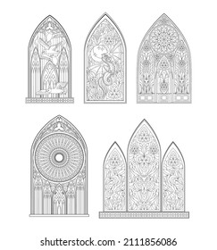 Stained glass coloring pages images stock photos d objects vectors