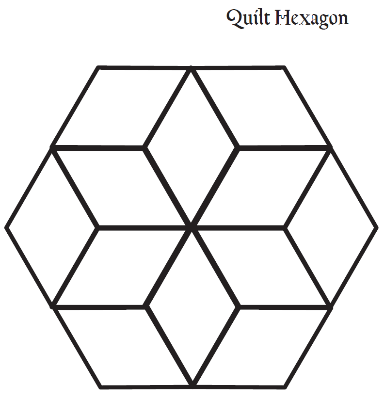 Free pattern quilt hexagon six pointed star â stained glass