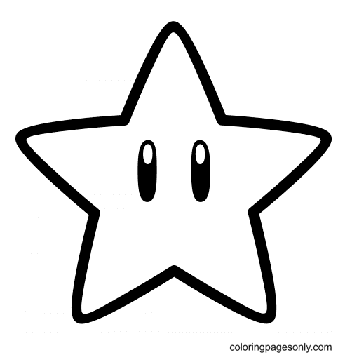 Star coloring pages printable for free download