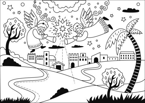 Star of bethlehem coloring page star of bethlehem star coloring pages coloring pages