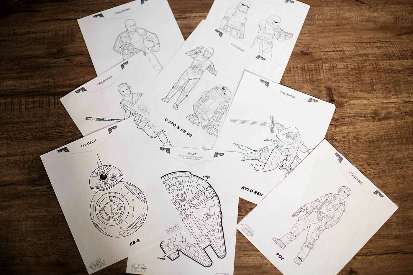 Star wars the force awakens fun family printables â all for the boys