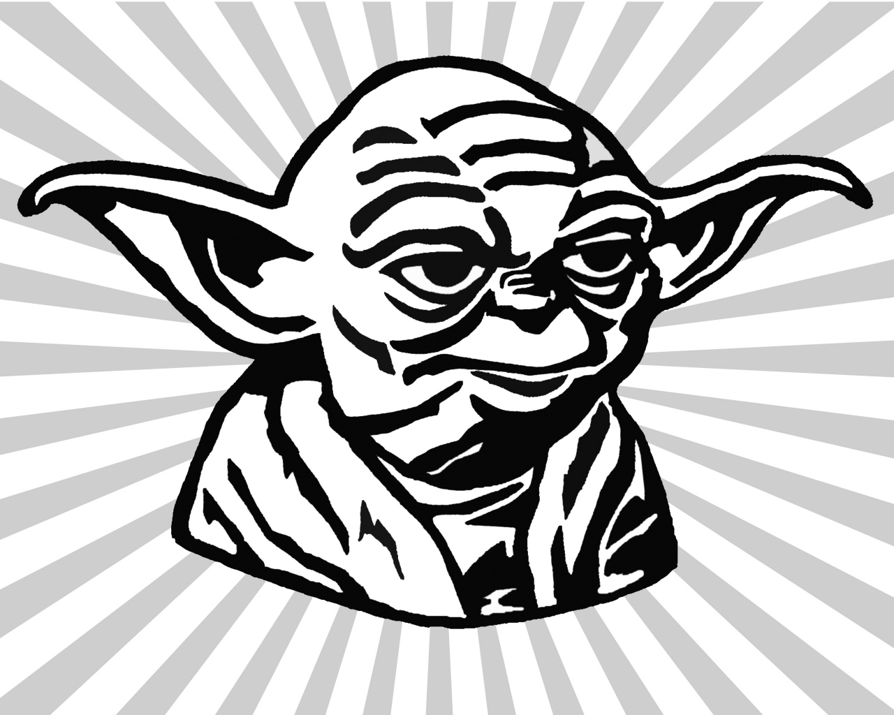 Yoda bw