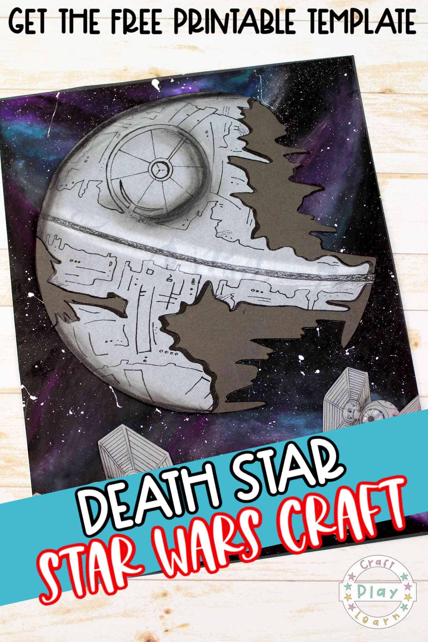 Star wars coloring pages and death star art project