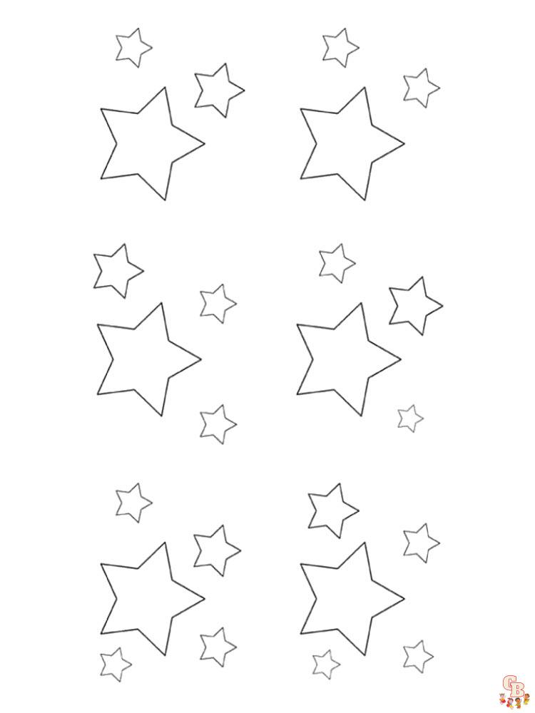 Best star coloring pages for kids