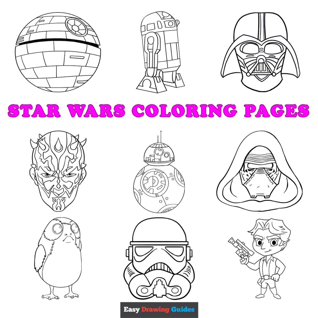 Free printable star wars coloring pages for kids