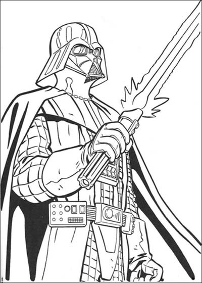 Updated star wars coloring pagesdarth vader coloring pages