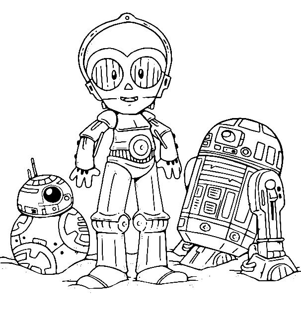 Star wars characters coloring pages printable for free download