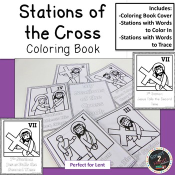 Stations of the cross coloring tpt