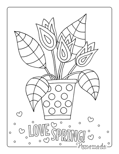 Free flower coloring pages for kids adults