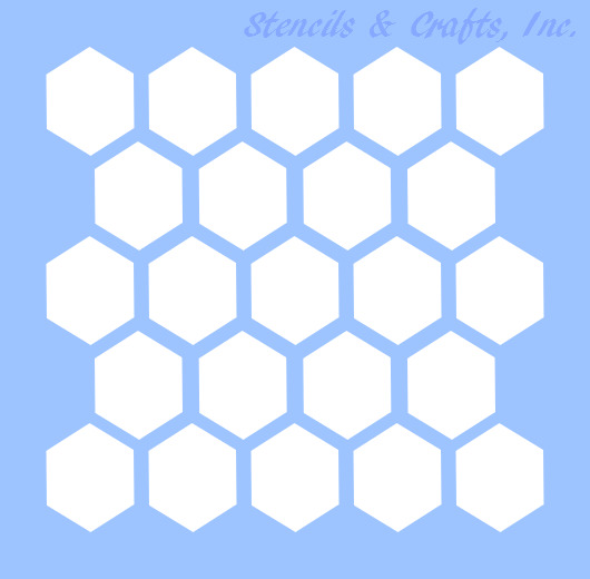 Honeycomb stencil template hexagon beehive craft stencils pattern paint new