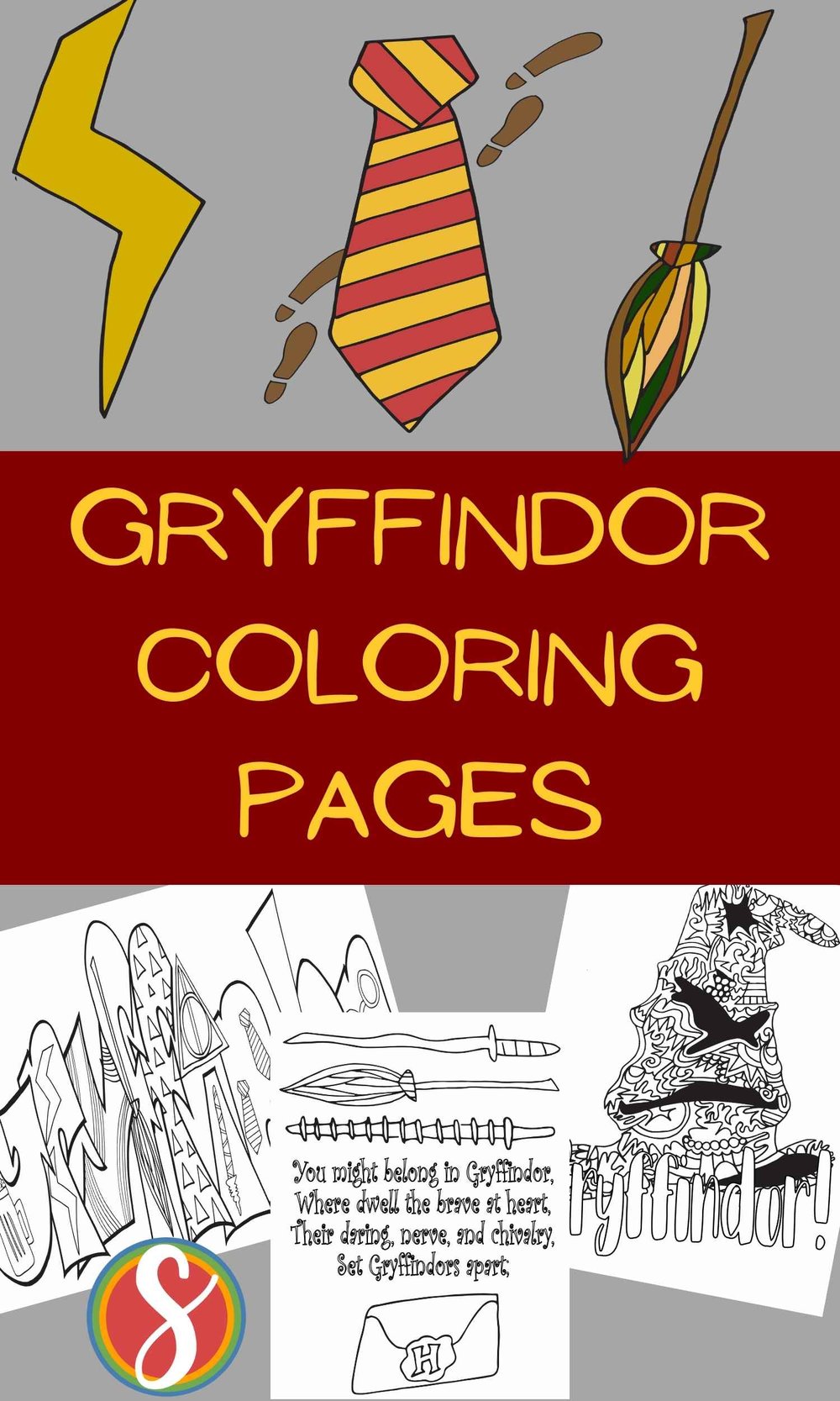 Harry potter â free coloring pages â stevie doodles