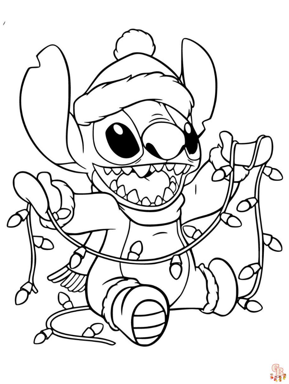 Stitch coloring pages