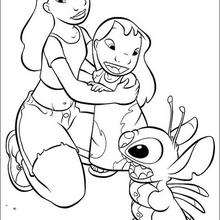 Lilo and stitch coloring pages