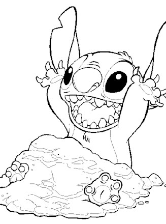 Lilo and stitch coloring page