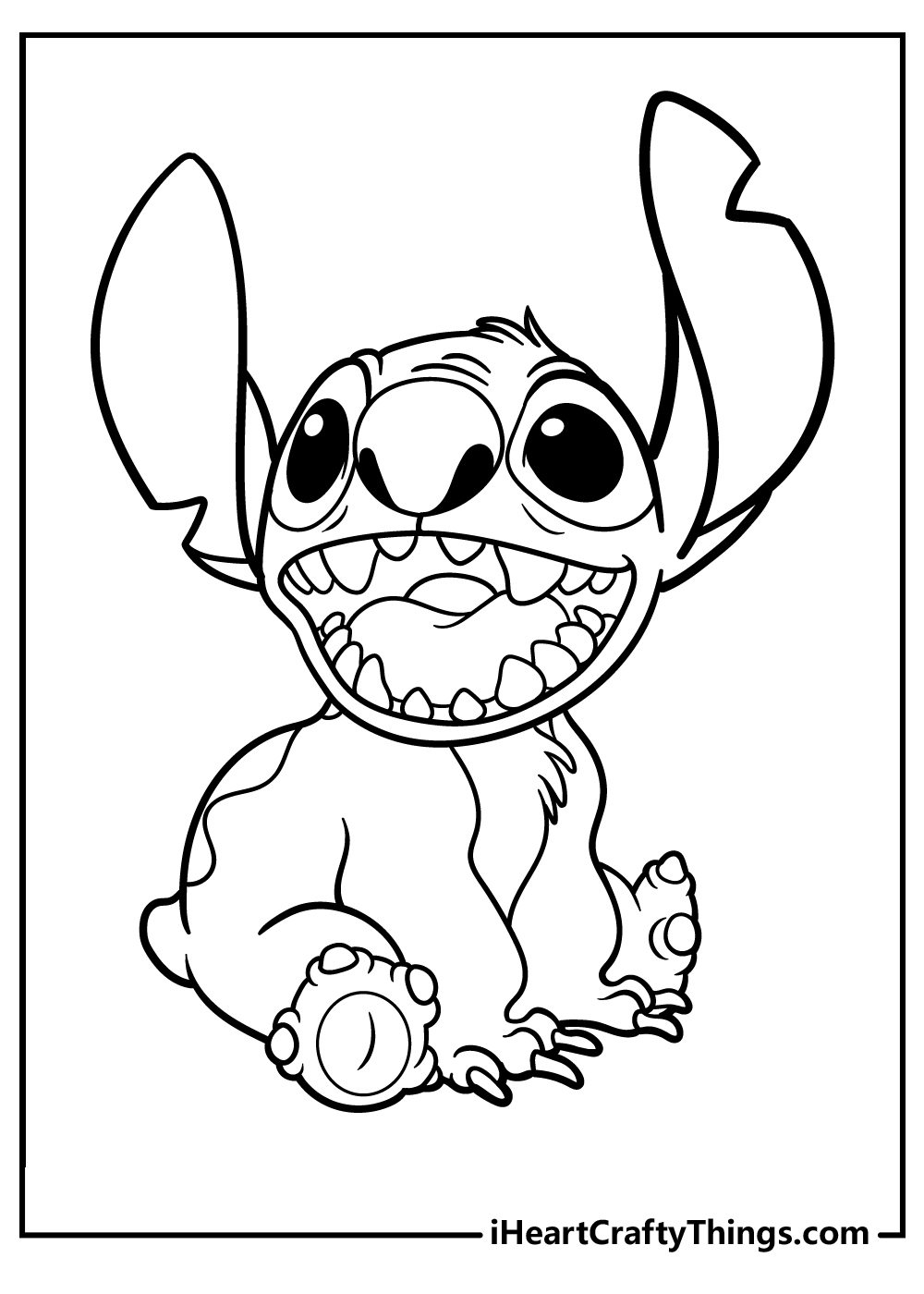 Lilo stitch coloring pages free printables