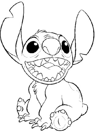 Lilo and stitch coloring page