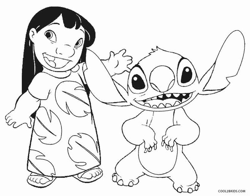 Get this lilo and stitch coloring pages lilo and stitch saying hi