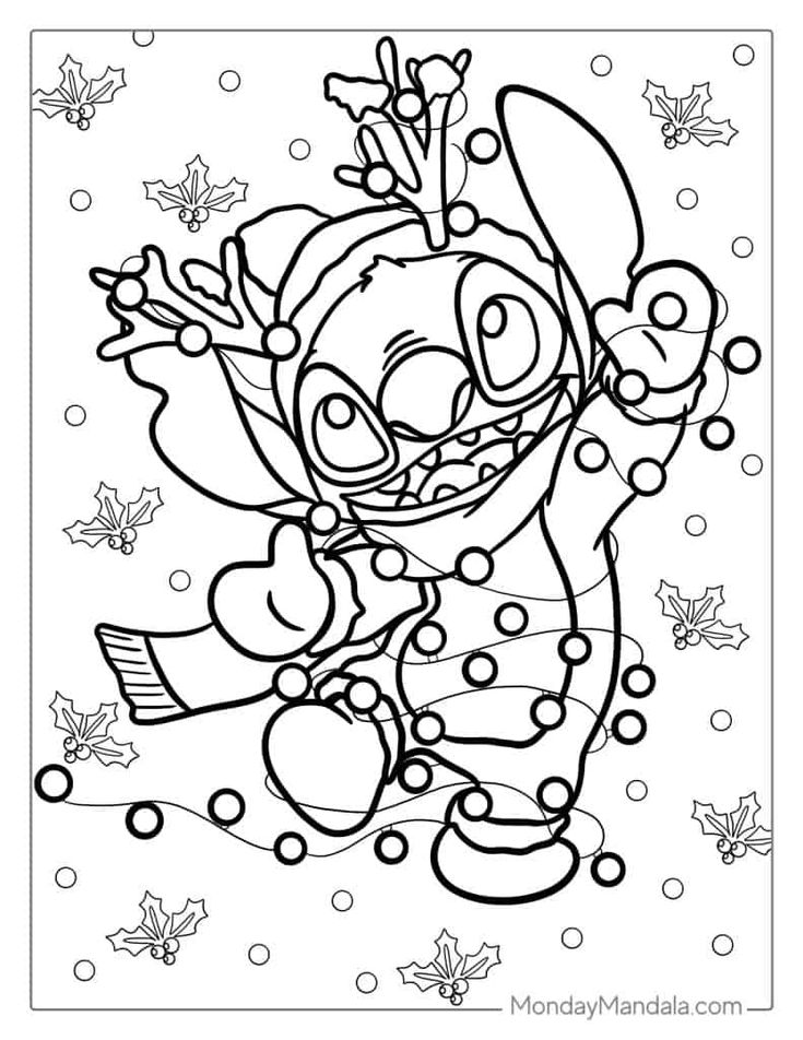 Lilo stitch coloring pages free pdf printables stitch coloring pages disney coloring pages christmas coloring pages