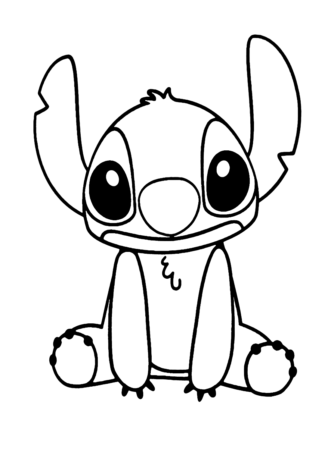 Coloring pages stitch coloring page