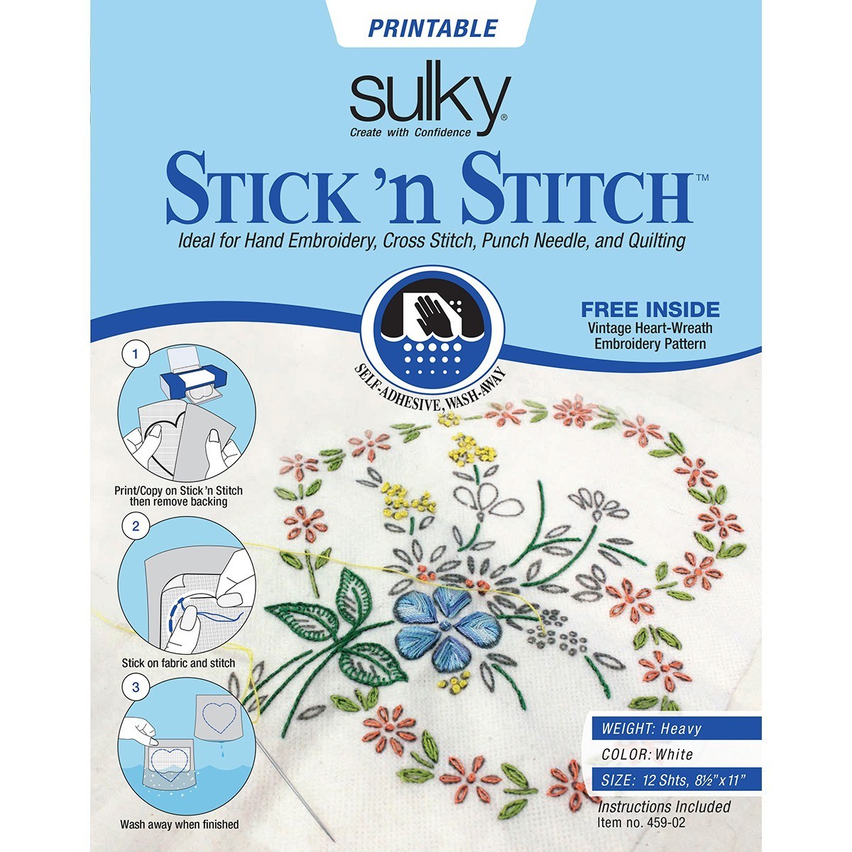 Sulky stick n stitch printable sheets