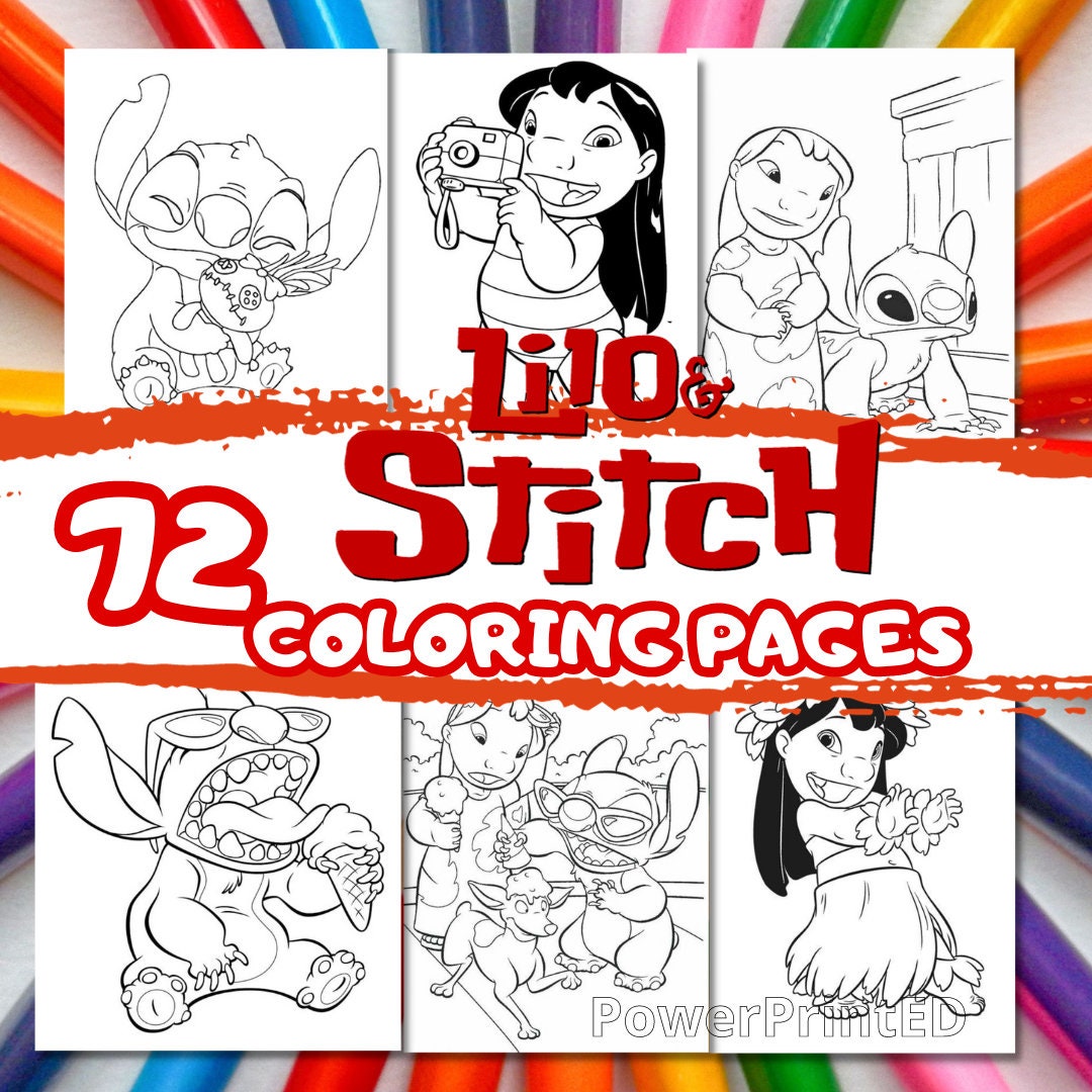 Lilo stitch coloring