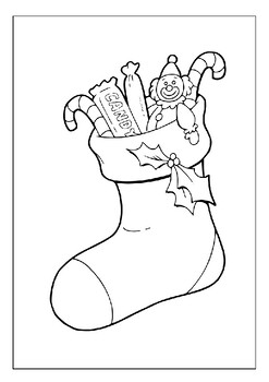 Keep kids entertained with printable christmas stocking coloring pages for kids