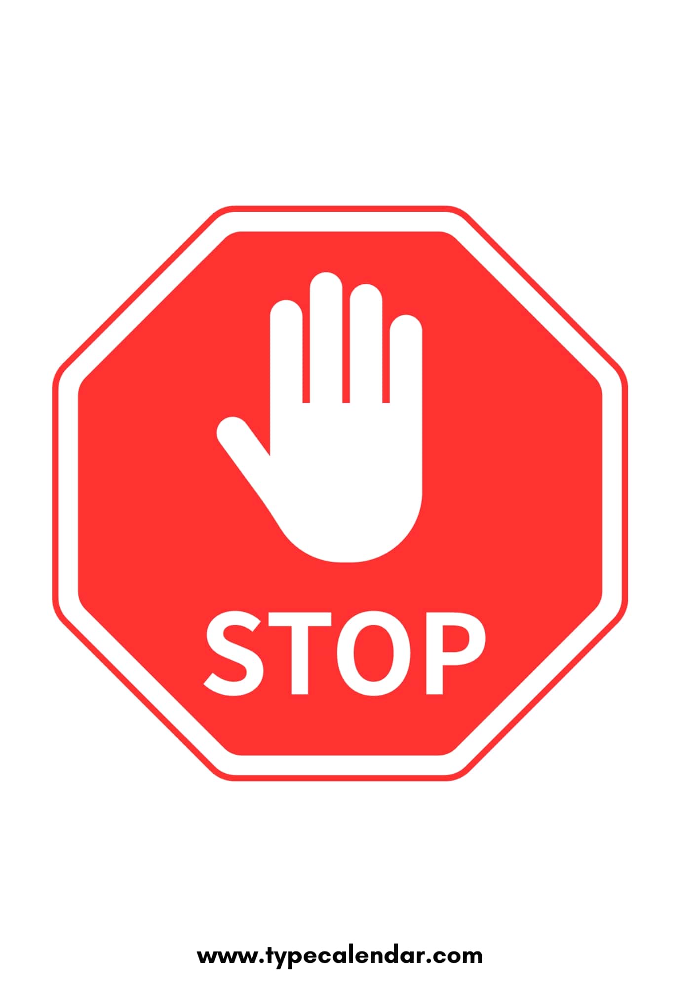 Free printable stop sign templates word pdf blank editable