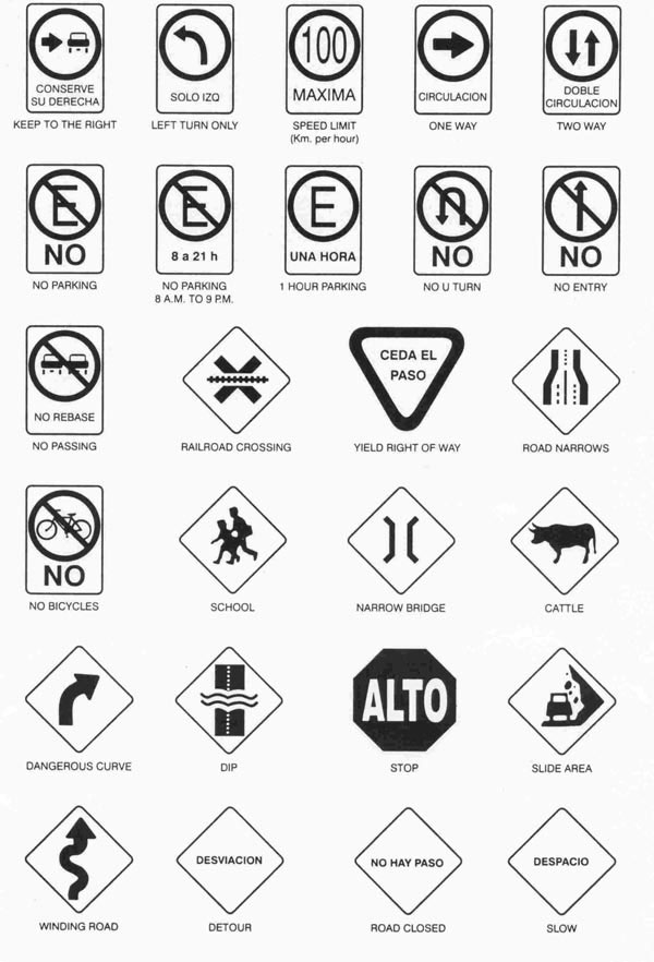 Coloring page road sign objects â printable coloring pages