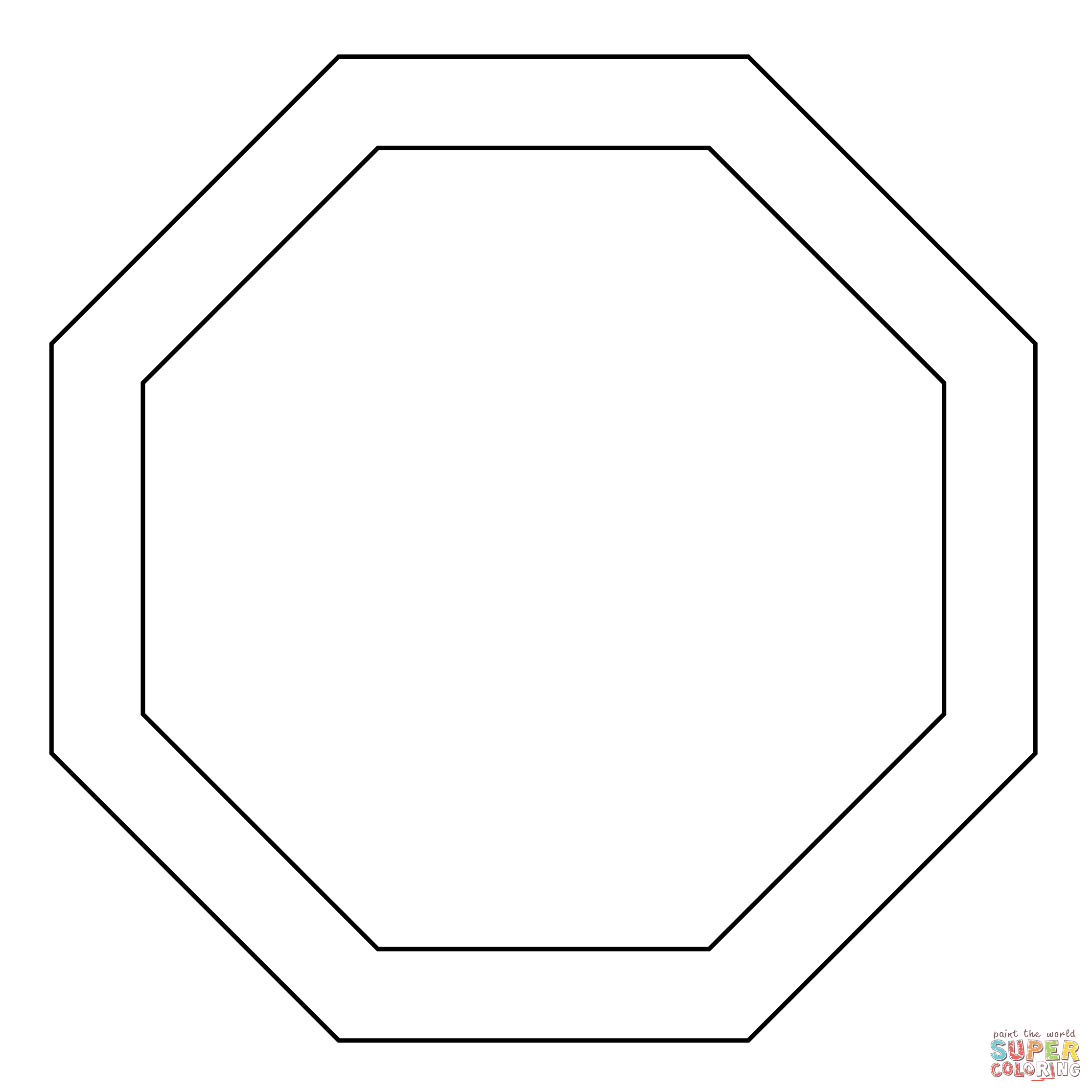 Stop sign coloring page free printable coloring pages