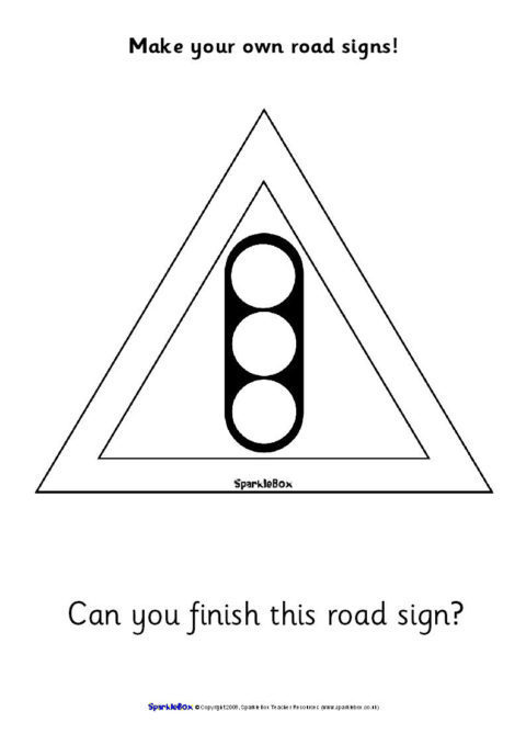 Blank road sign sheets sb