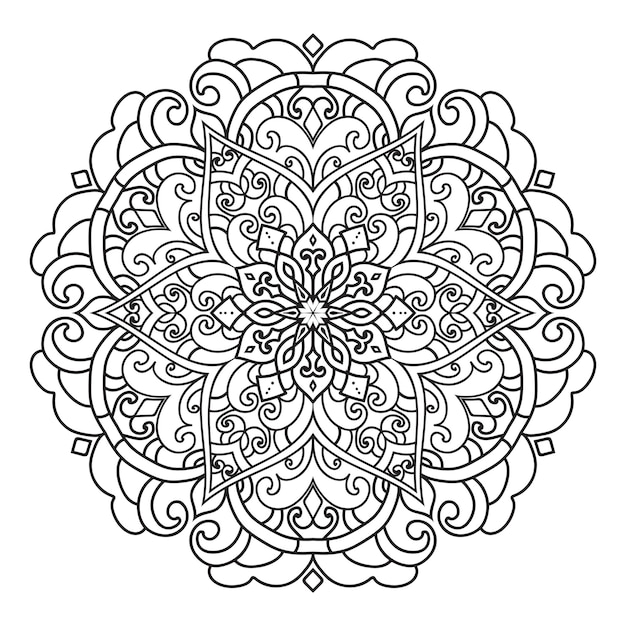 Premium vector mandalas for coloring book color pages anti