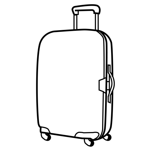 Suitcase with wheels free coloring pages coloring pages free coloring pages abstract coloring pages coloring pages