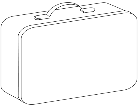 Suitcase coloring page free printable coloring pages