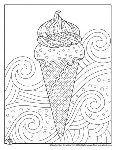 Summer adult coloring pages woo jr kids activities childrens publishing