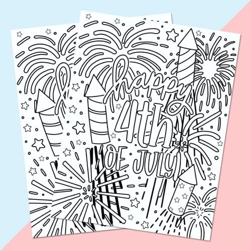 Summer coloring pages