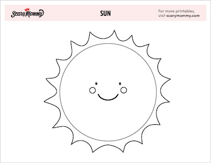 Sun coloring pages that will warm your heart and brighten your childs day