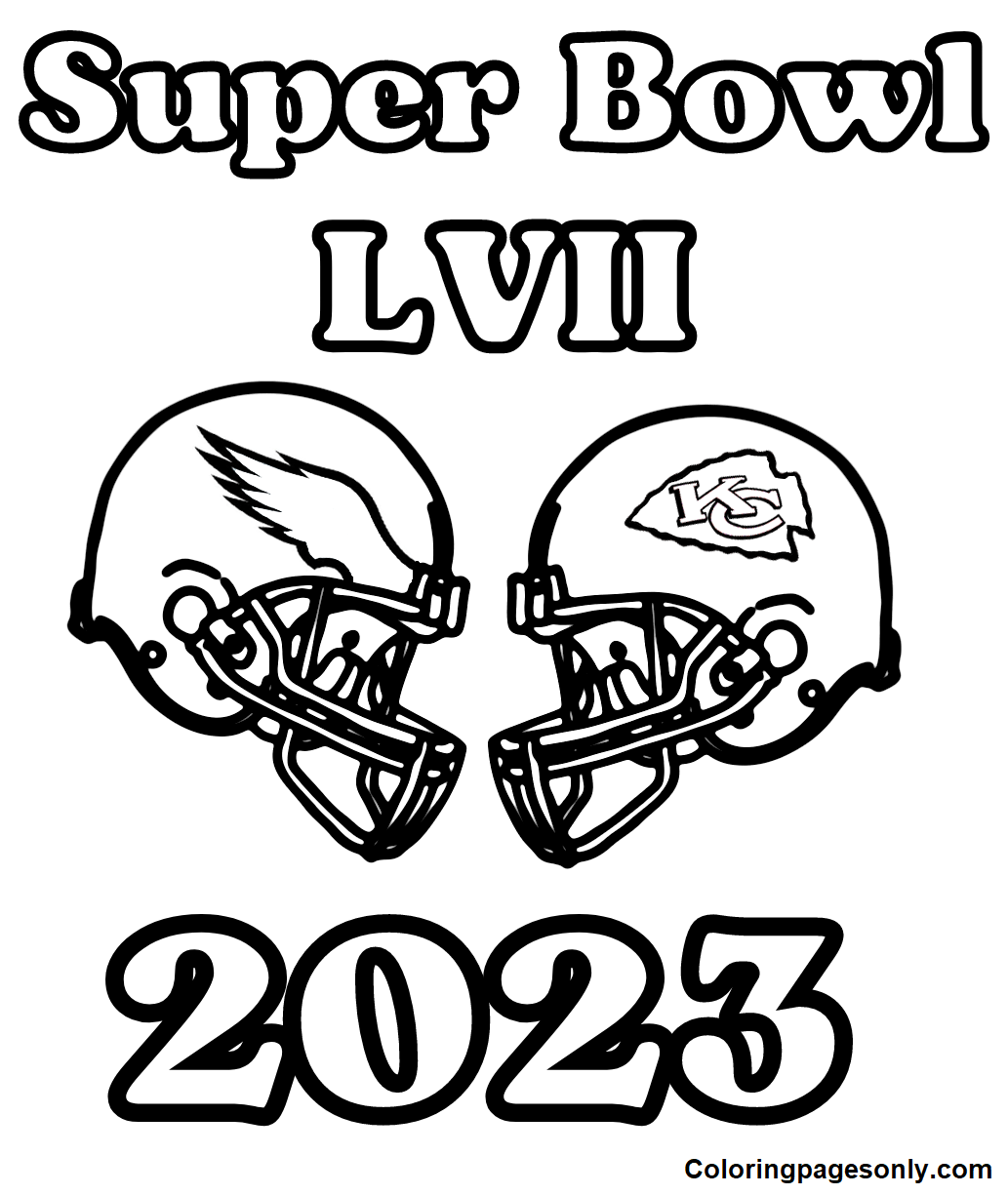 Super bowl coloring pages printable for free download