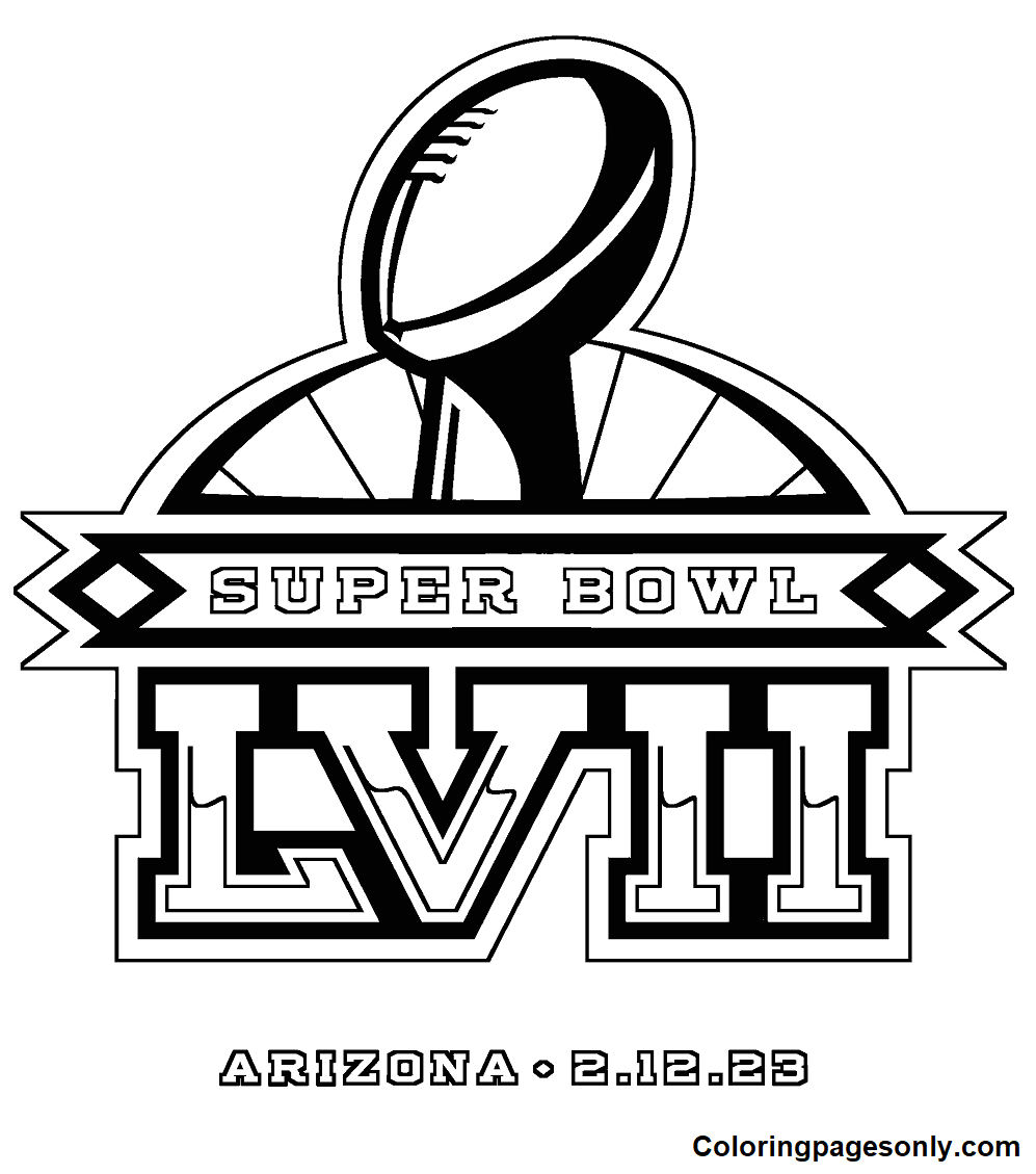 Super bowl coloring pages printable for free download